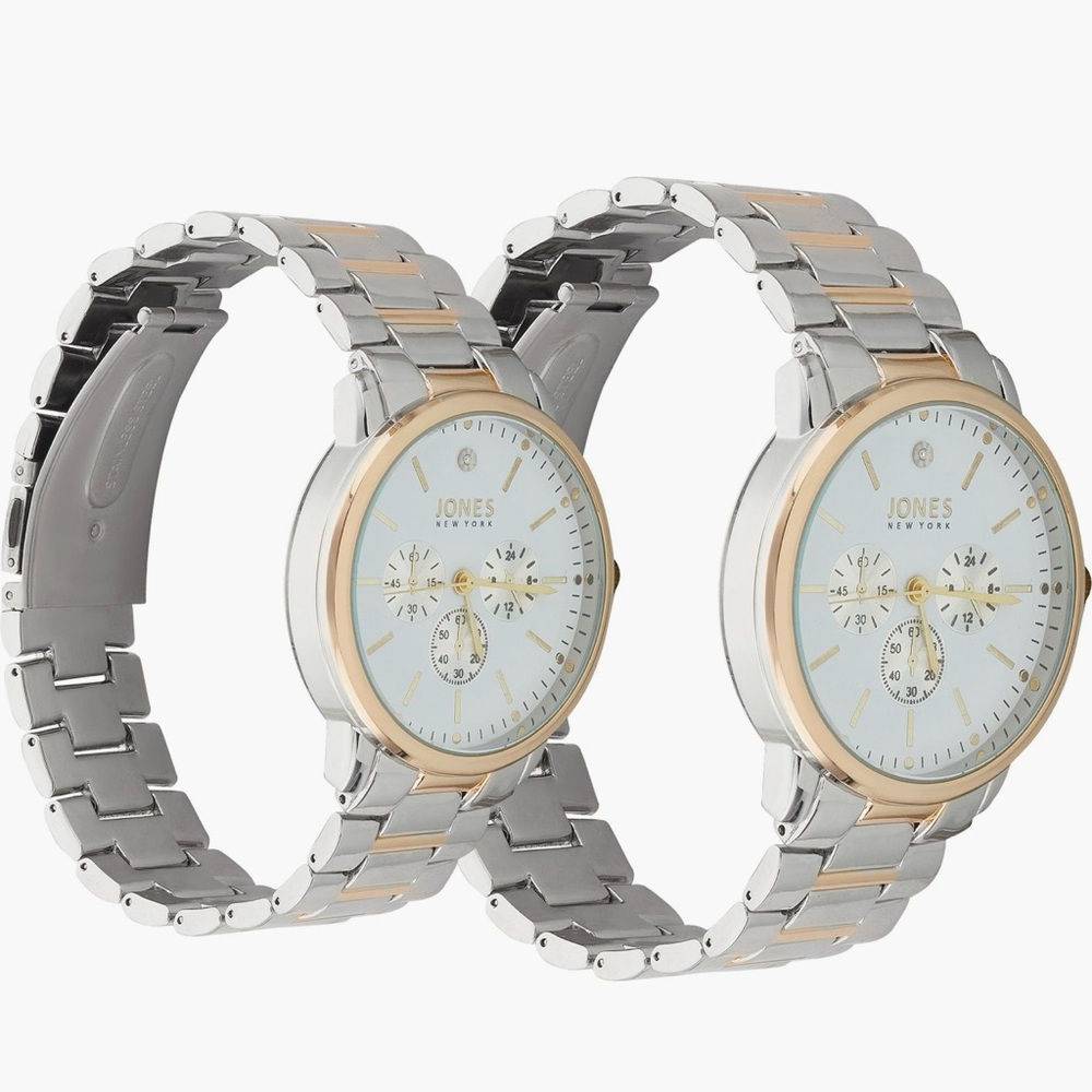 Jones New York Two-Piece Diamond Accent Watch Set NIB